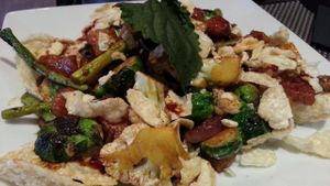 sweet and spicy tempeh at Au Lac - DTLA in Los Angeles