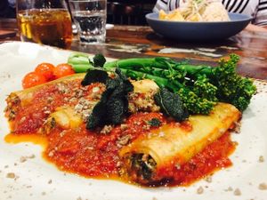 Cannelloni  at Vege Rama in West End