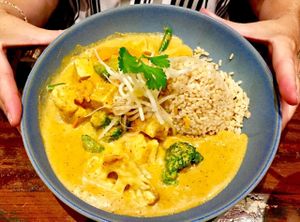 Massaman curry at Vege Rama in West End