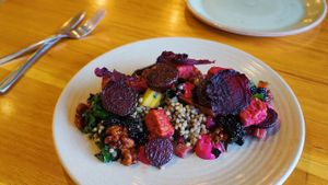 Not a usual Beetroot Salad at Vege Rama in West End