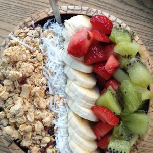 Amazonia Acai bowl at Beach House Health Bar in Brisbane