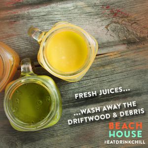 Fresh Juices - Squeezed on Order at Beach House Health Bar in Brisbane