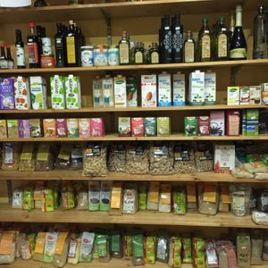 good selection of healthy nut mylks at Etenoha in Torremolinos