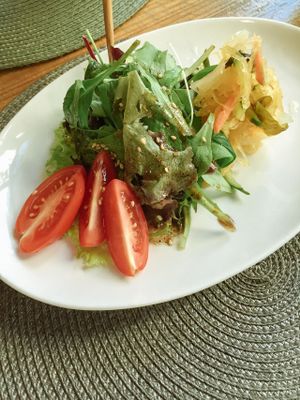 Small Salad at Natural Food Store Farm in Fukuoka