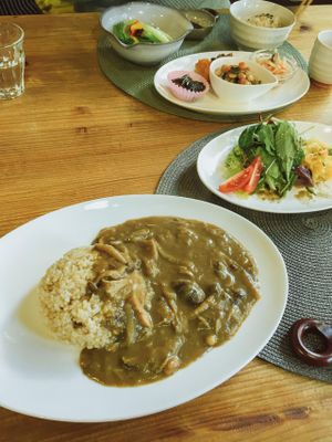 The Vegan Curry at Natural Food Store Farm in Fukuoka
