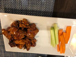 Buffalo Wings / Seitan ! Amazing  at Mint Brooklyn in Brooklyn