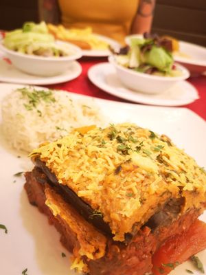 Mussaka at Gasthaus am Predigtstuhl in Vienna