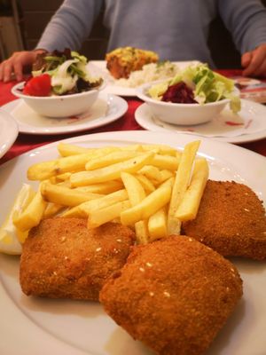 Cordon bleu at Gasthaus am Predigtstuhl in Vienna