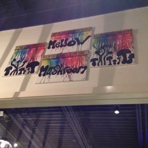 art inside at Mellow Mushroom in Clearwater