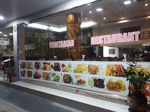 Outside at Diamond Restaurant in Bangkok