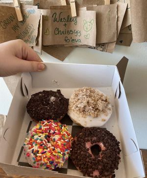Vegan donuts.  at Broad  Street Dough Co in Oakhurst