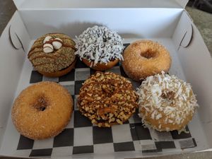 All vegan goodness at Broad  Street Dough Co in Oakhurst