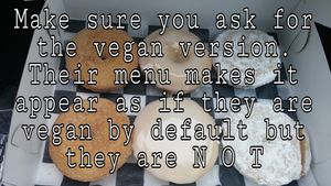 Ask for the vegan ("vlugen") version of the flavors that can be made vegan at Broad  Street Dough Co in Oakhurst