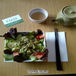 I love the sesame dressing and avocado! It's really good! at Kaede in Munich