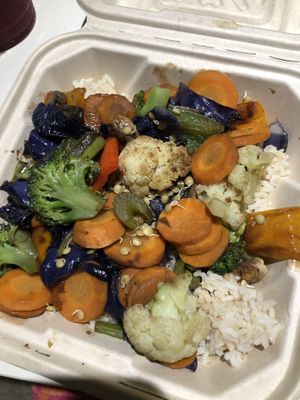 Wok Mixed vegetables  at Co.ConAmor in Tulum