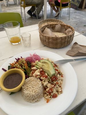 Tofu a la Mexicana  at Co.ConAmor in Tulum
