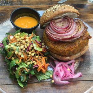 Thai Burger  at Co.ConAmor in Tulum