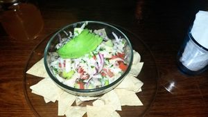 Vegan, mushroom ceviche at Co.ConAmor in Tulum