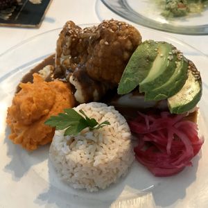 Cauliflower Steak Molé  at Co.ConAmor in Tulum