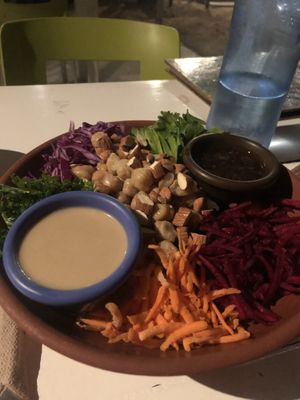 Kale salad at Co.ConAmor in Tulum