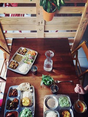 Thali is vegetarian Indian&Thai restaurant full of colourful tastes. Except rice&vegetable sauces they offer European soups, salads and delicious RAW desserts.
 at Thali - Dunajska in Bratislava