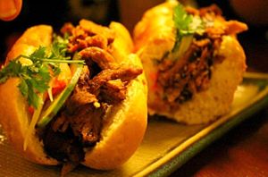 Bahn Mi at Wabi-Sabi Noodle House Morato in Metro Manila