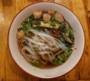 Vegan Pho. Sooo good! 😋 at Wabi-Sabi Noodle House Morato in Metro Manila