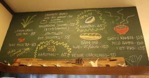The delicious menu at Wabi-Sabi at Wabi-Sabi Noodle House Morato in Metro Manila