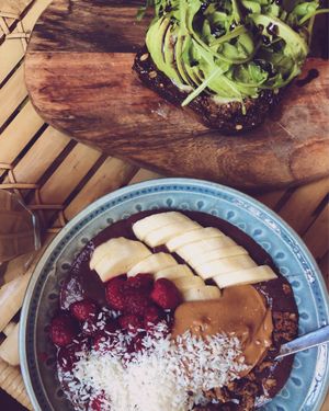 Classic bowl and avocado sandwich  at Lotta Love in Malmo
