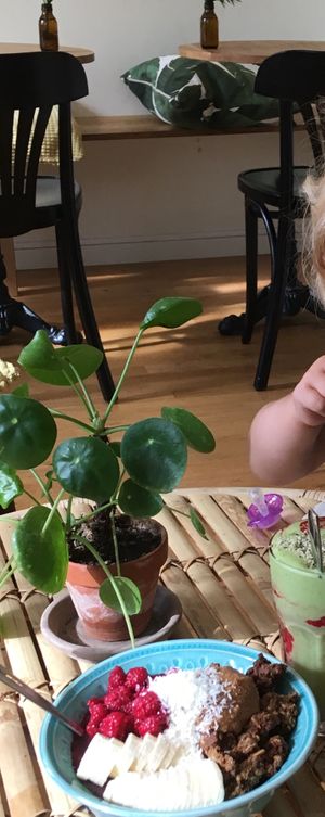 Bowl and smoothie at Lotta Love in Malmo