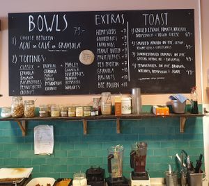 Menu at Lotta Love in Malmo