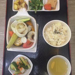 rice with assorted veggiess at Rice Revolution 呷米蔬食 - Gā Mǐ Shū Shí in Taipei