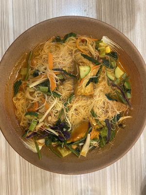 Laksa  at Rice Revolution 呷米蔬食 - Gā Mǐ Shū Shí in Taipei