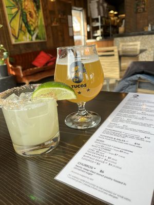 Amazing margaritas   at Tucos Taco Lounge in Sudbury