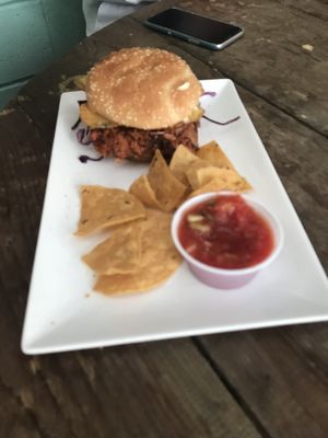 Torta (they ran out of ciabatta buns)  at Tucos Taco Lounge in Sudbury