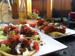 some kind of buffalo and maple at Tucos Taco Lounge in Sudbury