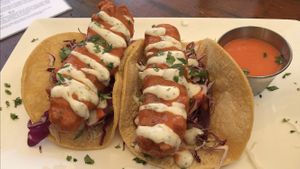 The Buffalo Tempeh at Tucos Taco Lounge in Sudbury