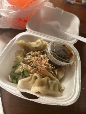 Veggie dumplings   at Lilly's Cafe in New Orleans