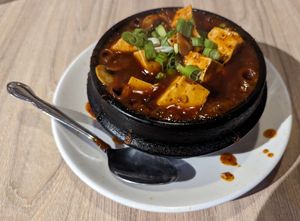 Clay Pot Mapo Tofu at Shandong in Portland