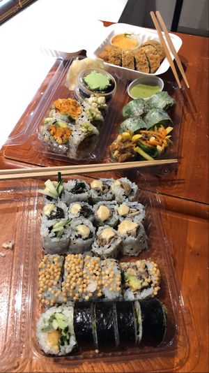 Delicious even when you order takeout  at Sushi Momo in Montreal