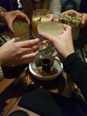 Cocktails were so good at Sushi Momo in Montreal
