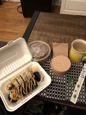 The best takeout in the city by far.   at Sushi Momo in Montreal
