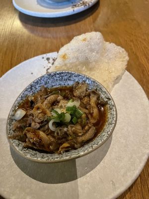 Oyster Mushroom Sliders  at Sushi Momo in Montreal