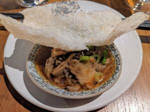 "Oyster" shooter at Sushi Momo in Montreal