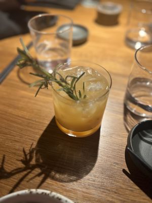 Pumpking mocktail  at Sushi Momo in Montreal