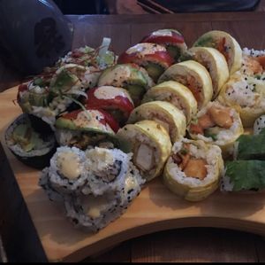 This wasn't even all the rolls (for three people) at Sushi Momo in Montreal