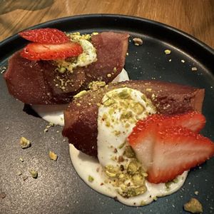 Poached Pear  at Sushi Momo in Montreal