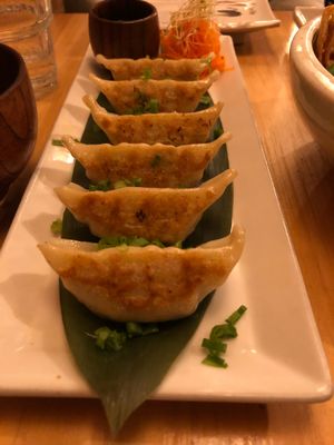 Gyoza  at Sushi Momo in Montreal