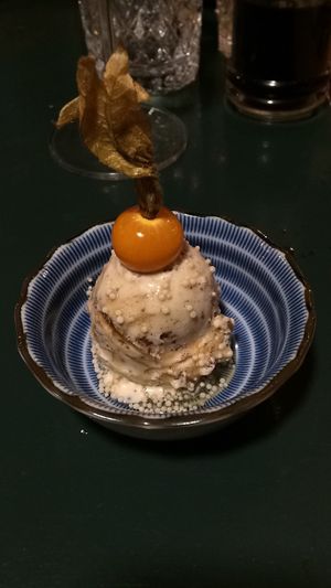 Ice cream   at Sushi Momo in Montreal