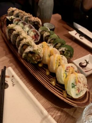 Vegan sushi  at Sushi Momo in Montreal